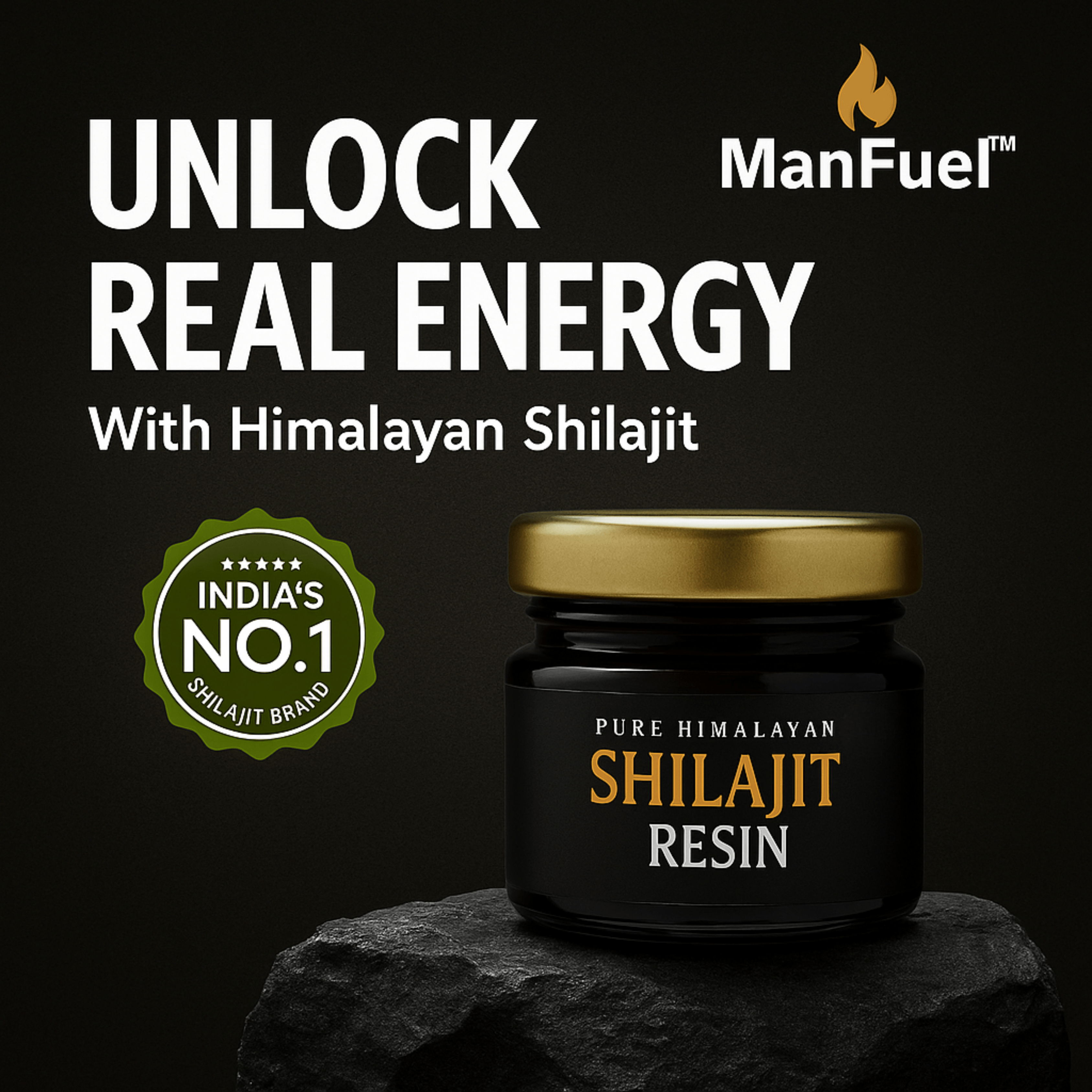 ManFuel Pure Himalayan Shilajit Resin